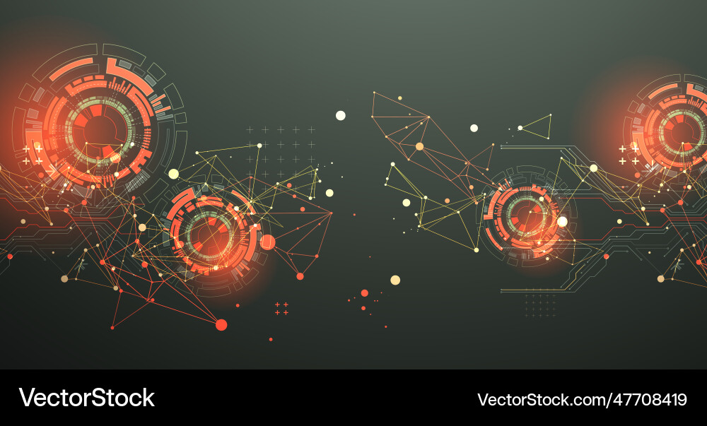 Abstract background with plexus effect scientific Abstract background with plexus effect scientific vector image