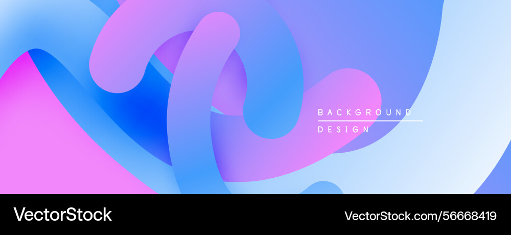 Abstract fluid shapes blend creating vibrant Abstract fluid shapes blend creating vibrant vector image