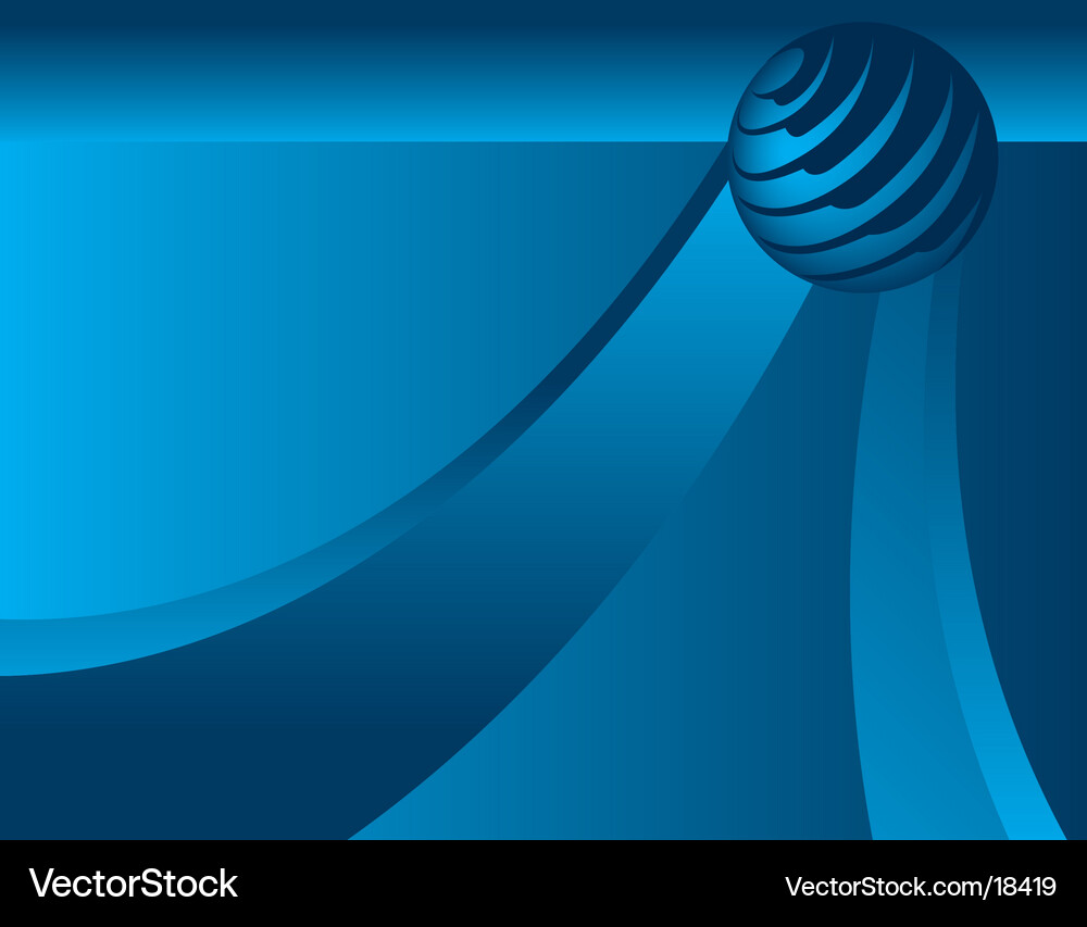 Globe header Vector Image