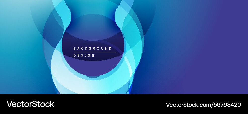 Abstract blue layers create dynamic composition Abstract blue layers create dynamic composition vector image
