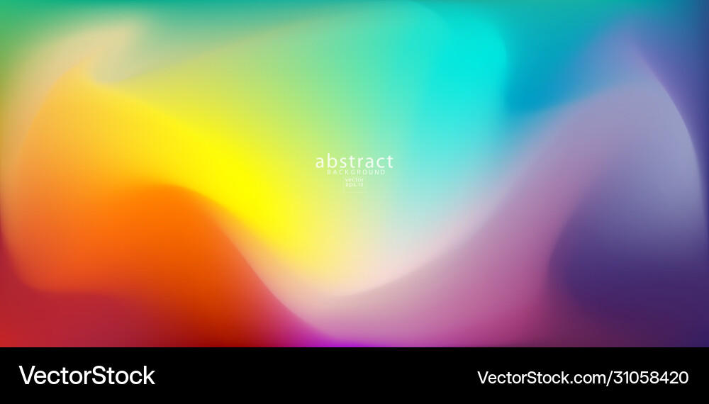 Abstract blurred gradient mesh background bright Abstract blurred gradient mesh background bright vector image
