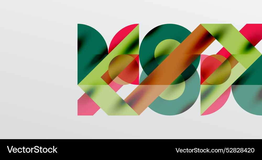 Circles and shadows colorful round elements Circles and shadows colorful round elements vector image