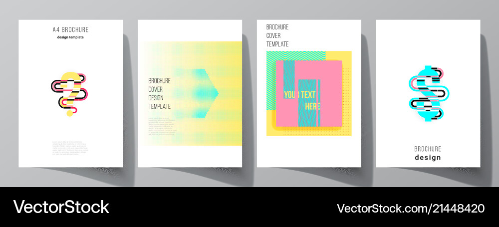 The editable layout a4 The editable layout a4 vector image