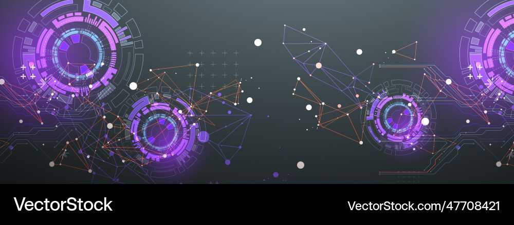 Abstract background with plexus effect scientific Abstract background with plexus effect scientific vector image