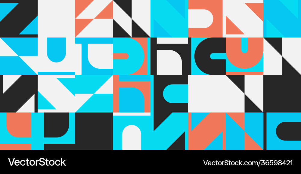 Geometric Abstract Pattern vector image