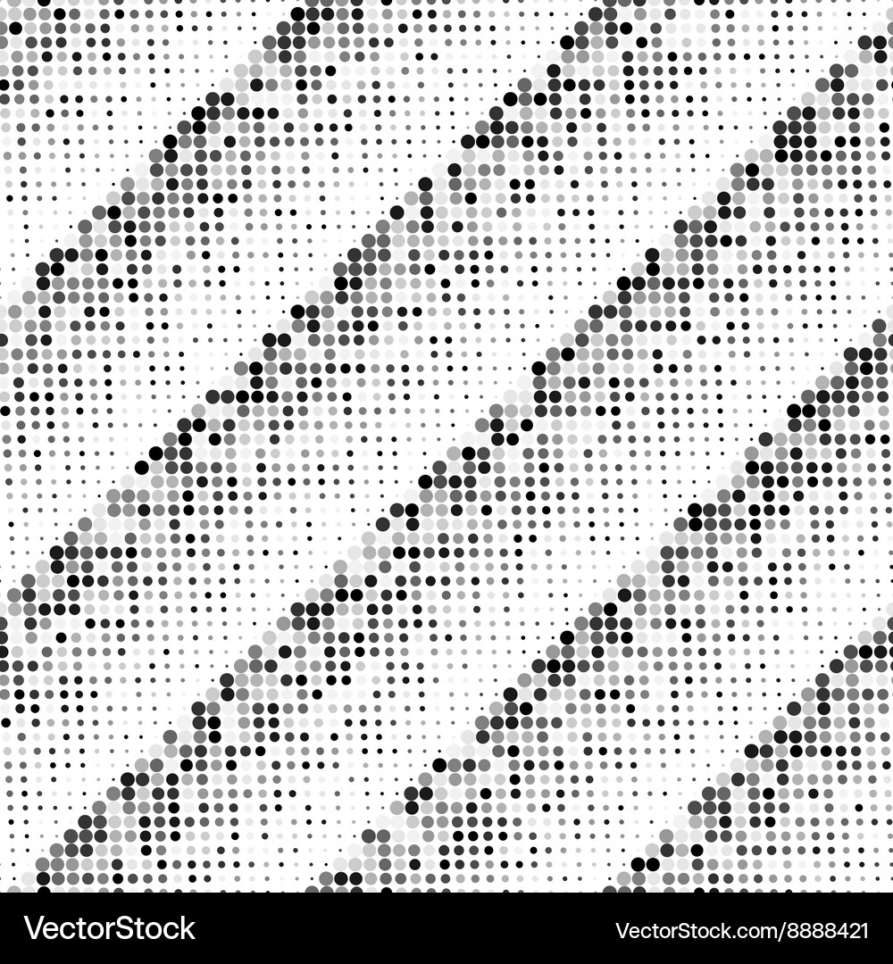 Halftone background seamless pattern Vector Image