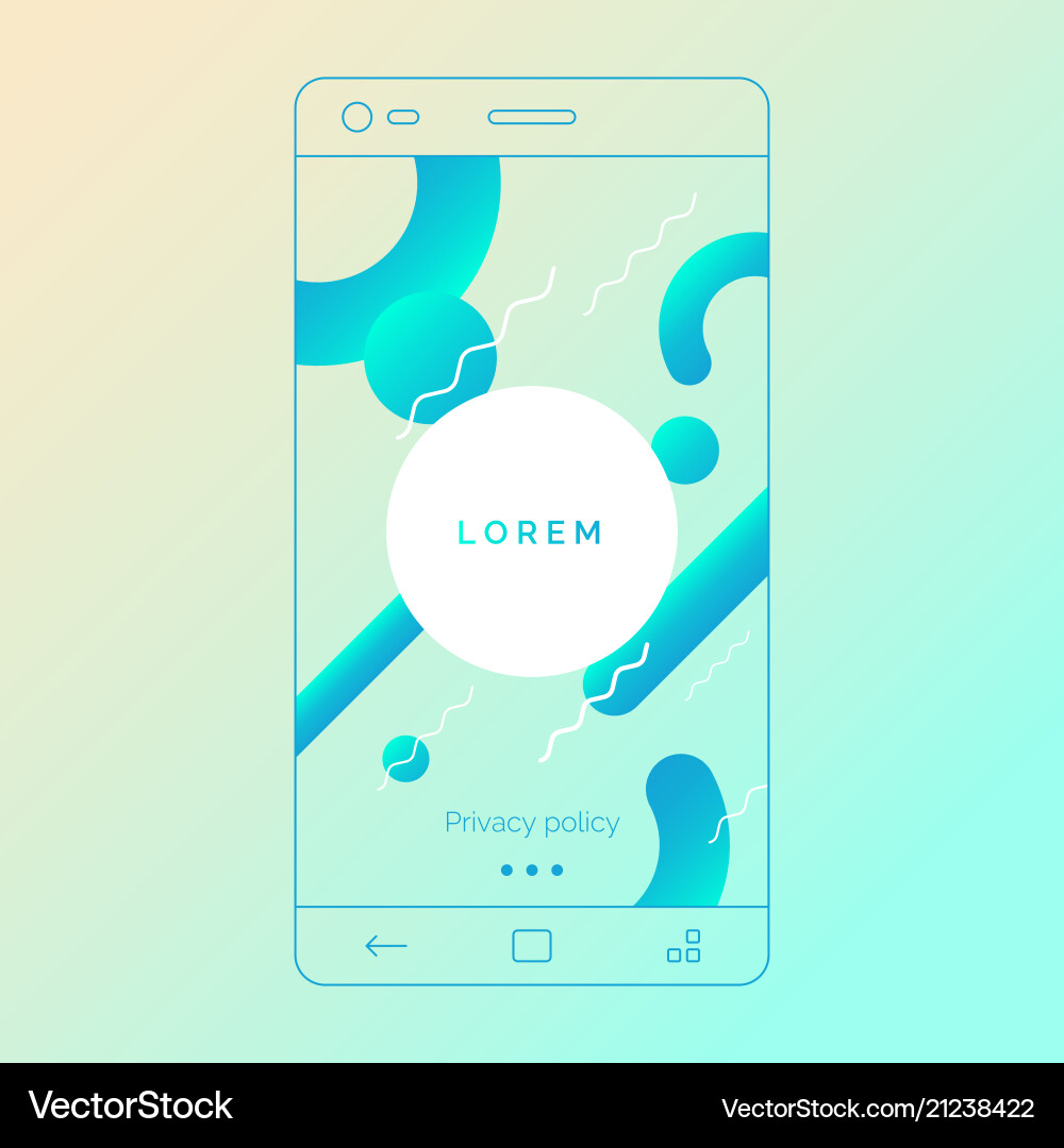 Abstract background for mobile applications Abstract background for mobile applications vector image