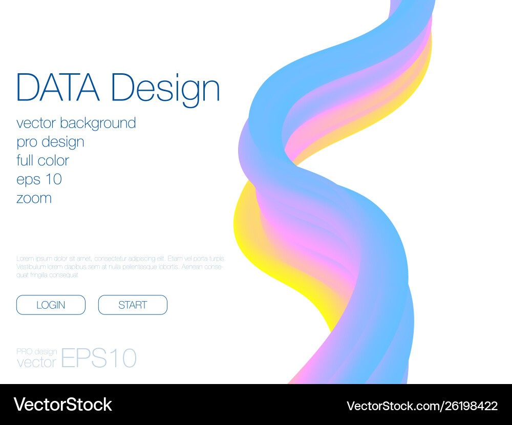 Abstract blend background template for web site Vector Image