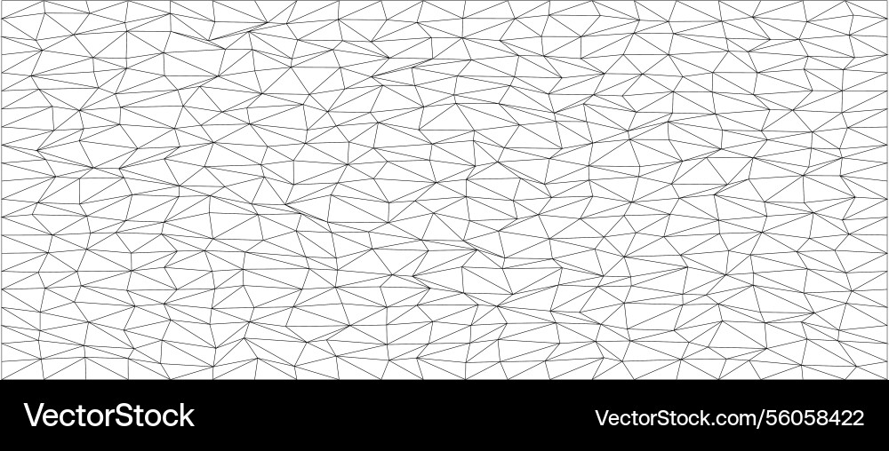 Abstract geometric line pattern with chaotic Vector Image