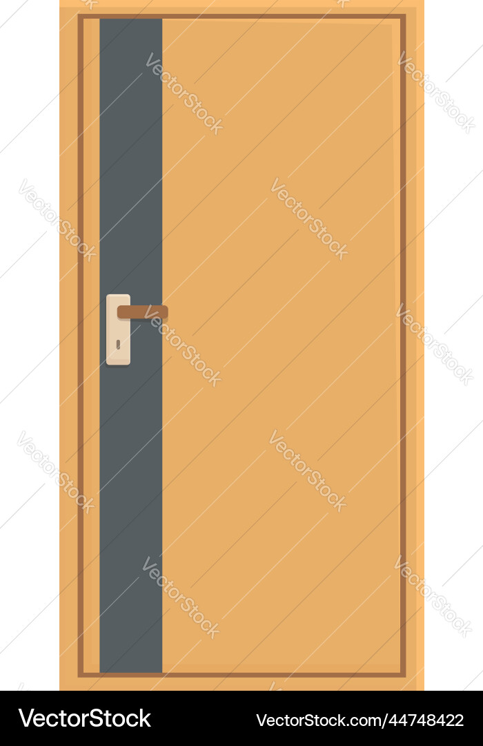 Entrance door icon cartoon home exterior Entrance door icon cartoon home exterior vector image
