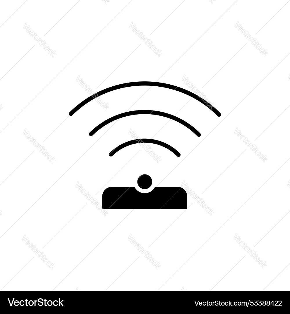 Sensor icon set security motion detector Vector Image