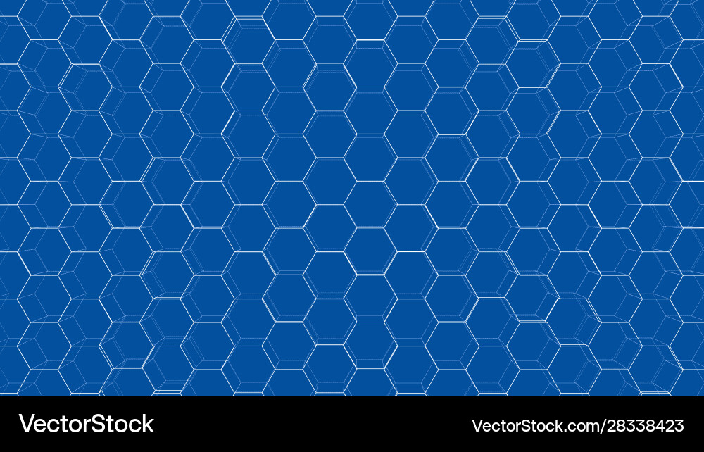 Abstract background hexagons outline Abstract background hexagons outline vector image
