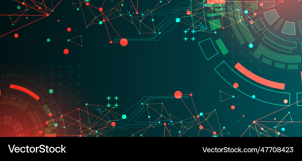 Abstract background with plexus effect scientific Abstract background with plexus effect scientific vector image