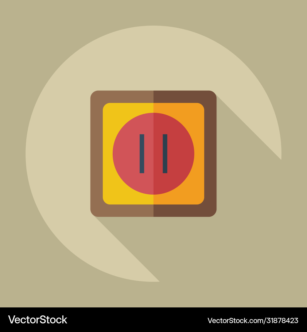 Flat modern design with shadow icons socket Flat modern design with shadow icons socket vector image