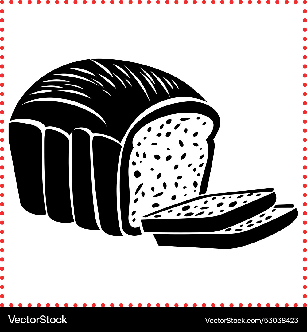 Minimalistic bread sketches clean and elegant Minimalistic bread sketches clean and elegant vector image