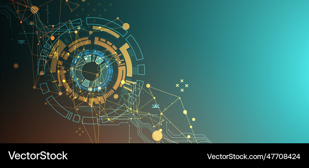 Abstract background with plexus effect scientific Abstract background with plexus effect scientific vector image
