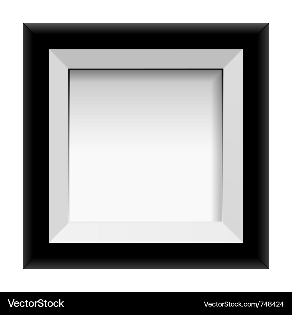 Empty Picture Frame Vector Image
