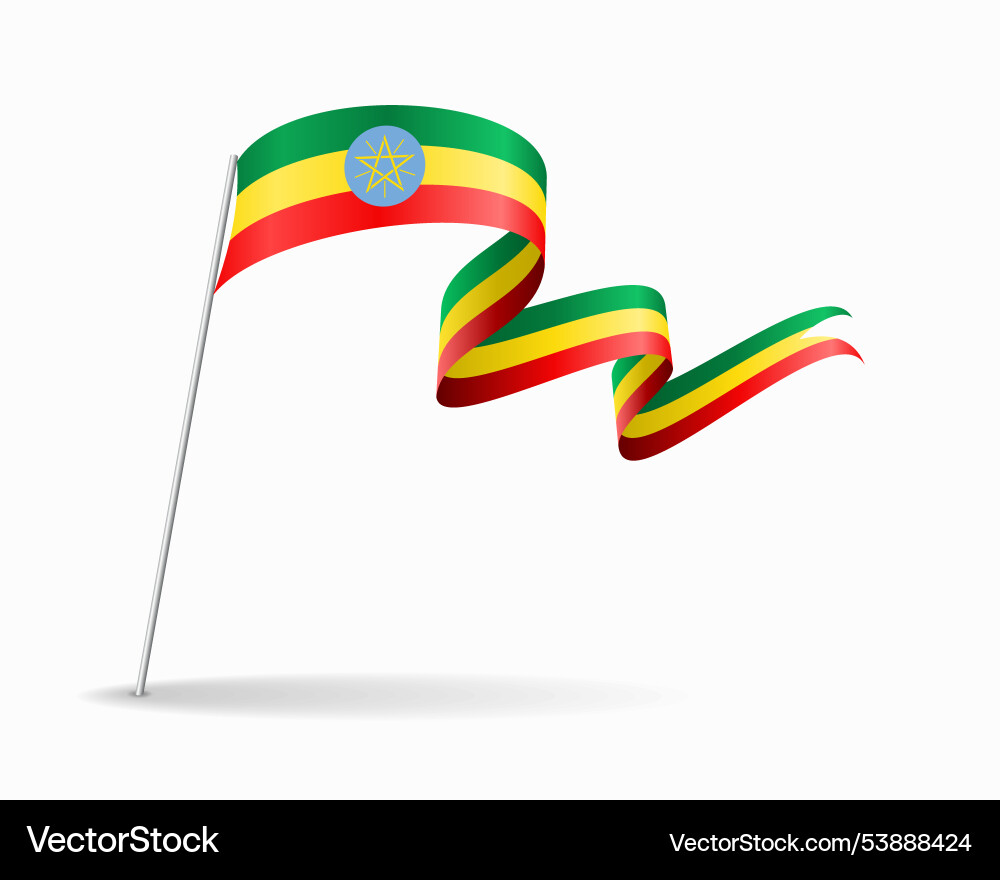 Ethiopian Flag Wavy Background – Royalty-Free Vector | VectorStock, image size:1000x880