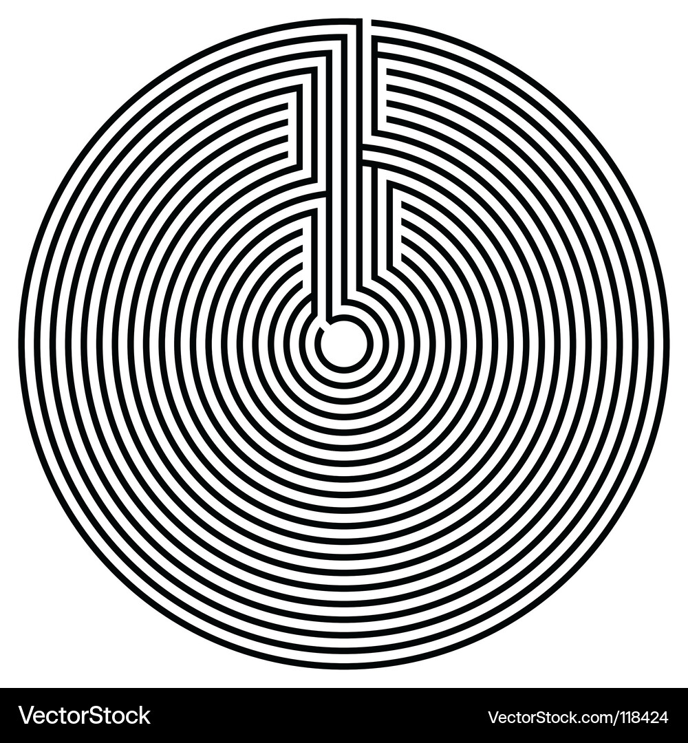 Intricate Geometric Pattern Vector Image