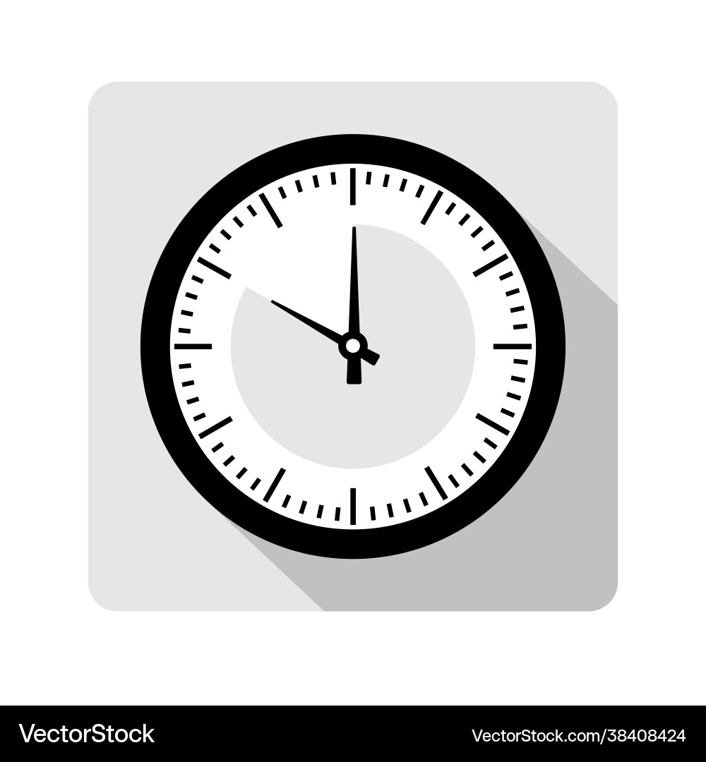 Single clock with timer in style icon Vector Image