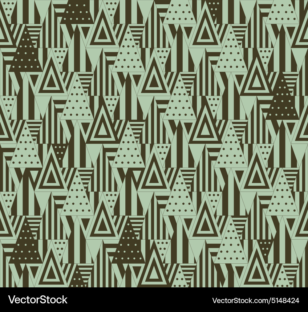 Triangular Geometric Pattern vector image