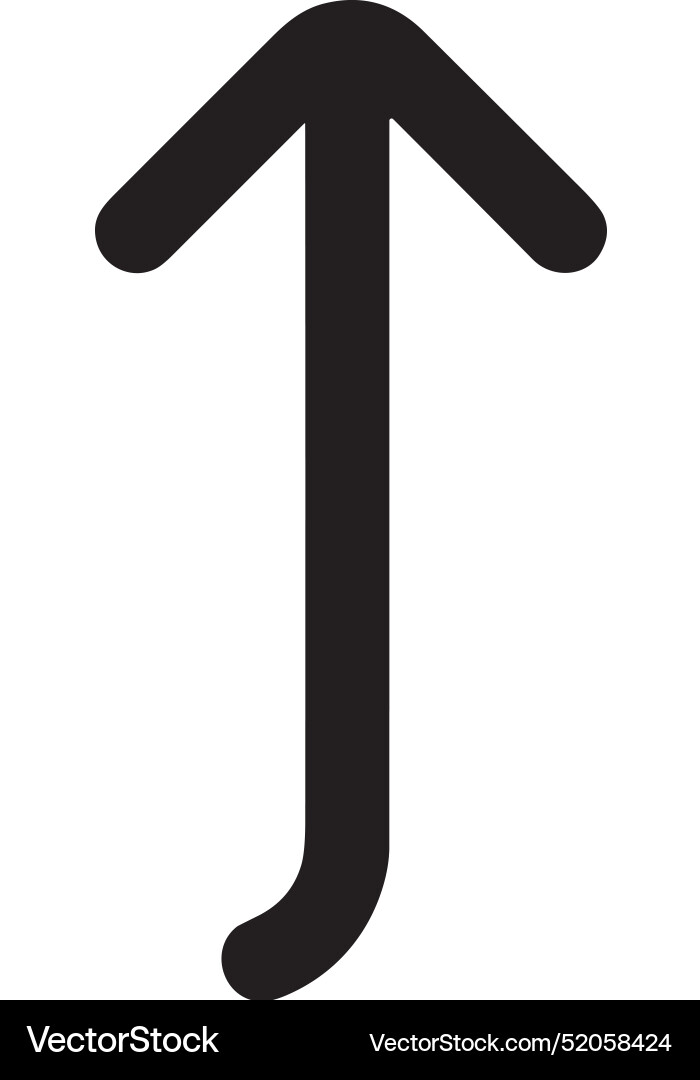Upload outline icon symbol image Vector Image