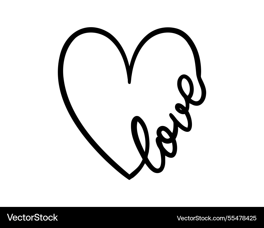 Liebe valentines retro vintage line Emblem Liebe valentines retro vintage line Emblem vektorbild