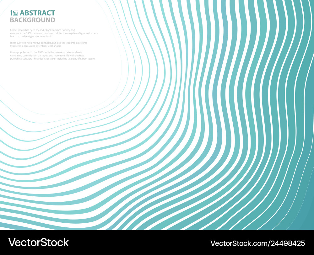 Ocean Wave Pattern - Circular vector image