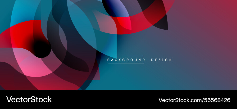 Abstract fluid shapes overlap creating dynamic Abstract fluid shapes overlap creating dynamic vector image