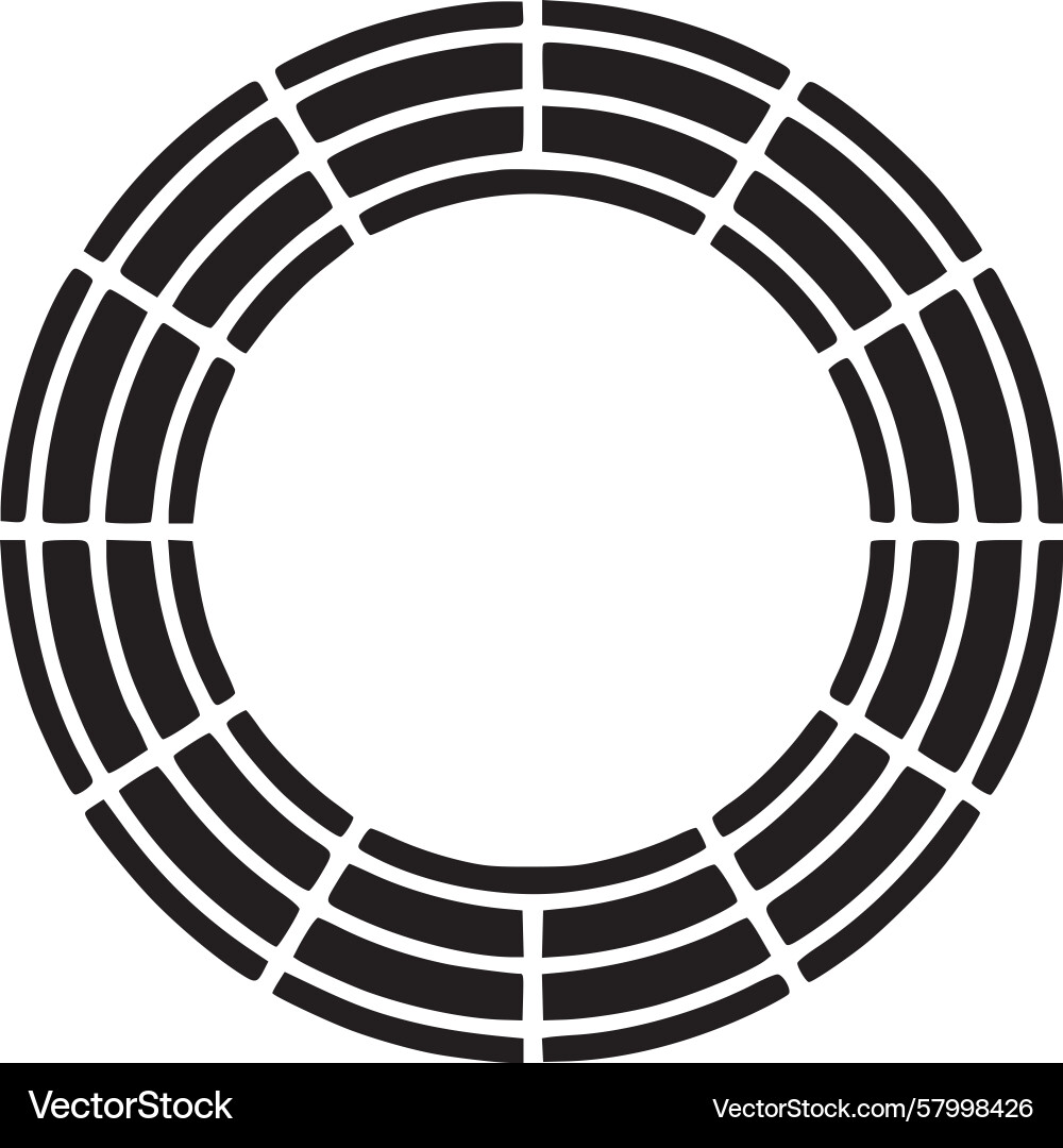 Circular Rhythm Pattern Vector Image