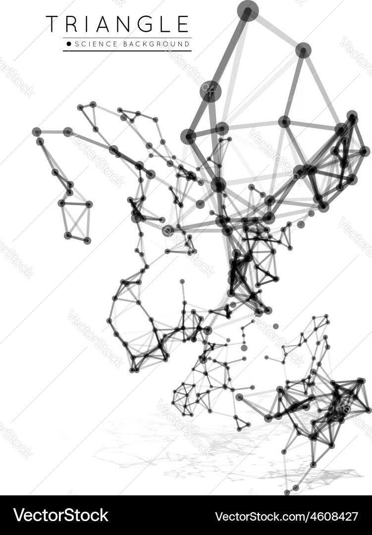 Abstract Network Connection Background Vector Image