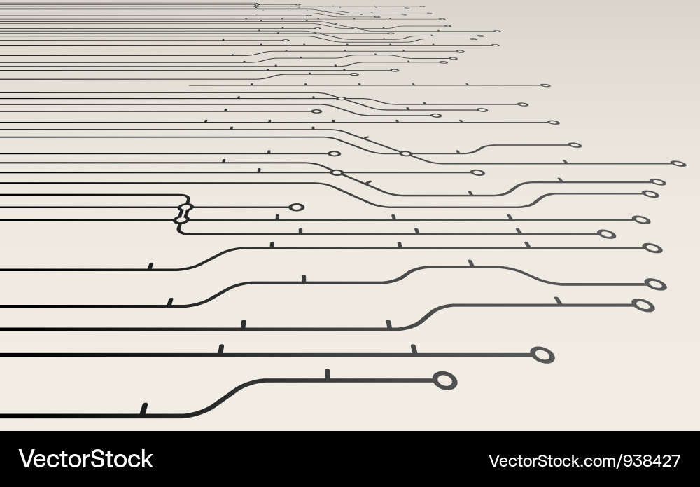 Abstract Route Lines Vector Image