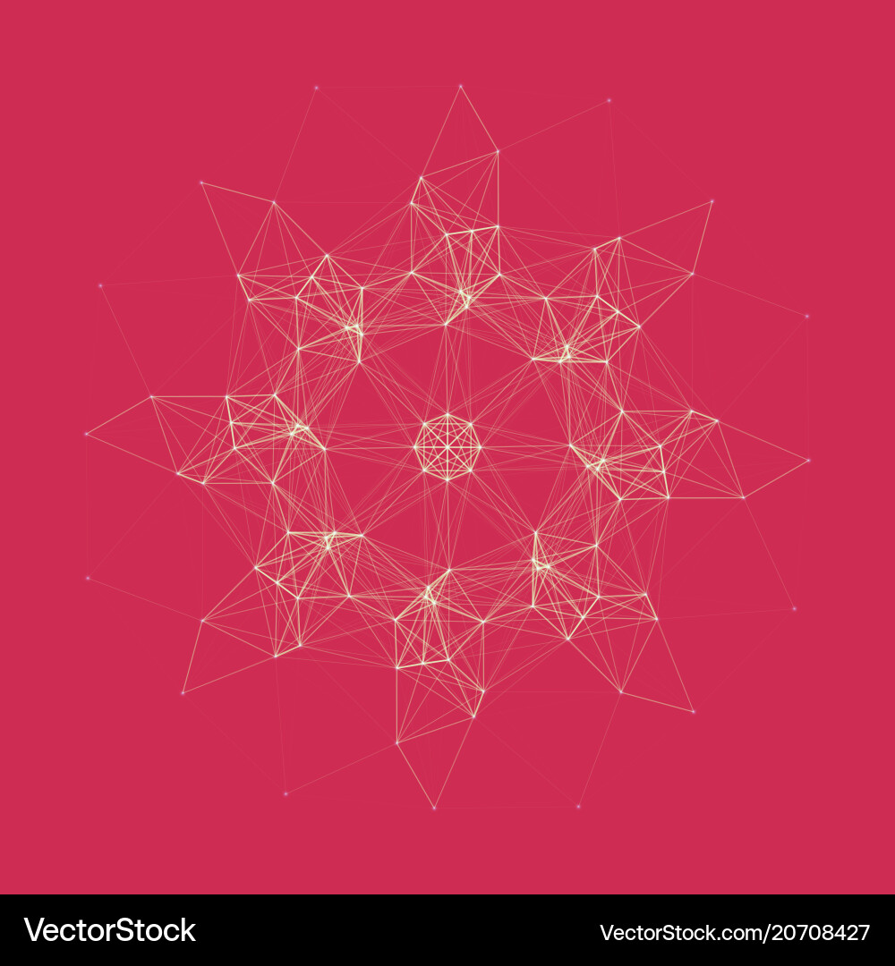 Geometric pattern consist polygonal element Geometric pattern consist polygonal element vector image