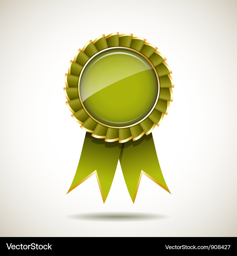 Ribbon Award Label vector image