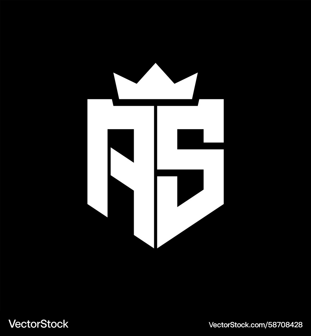 As image of a shield with sharp geometric style As image of a shield with sharp geometric style Vector Image