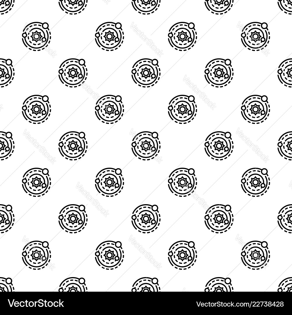 Solar system pattern seamless Solar system pattern seamless vector image