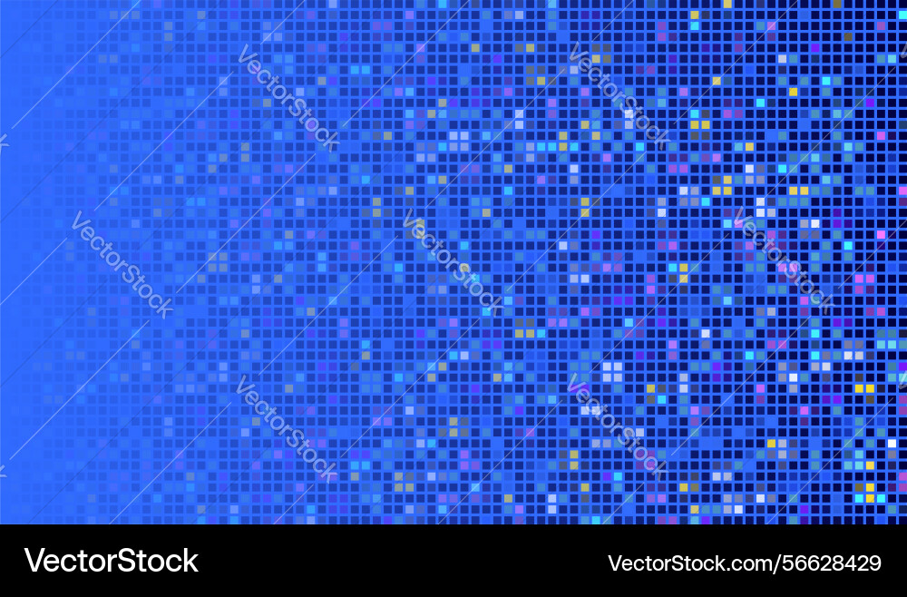 Abstract background with a grid of small randomly vector image