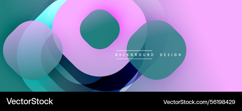 Abstract design features overlapping circles Abstract design features overlapping circles vector image