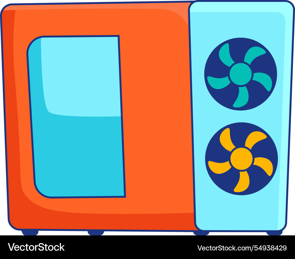 Computer system unit vector image
