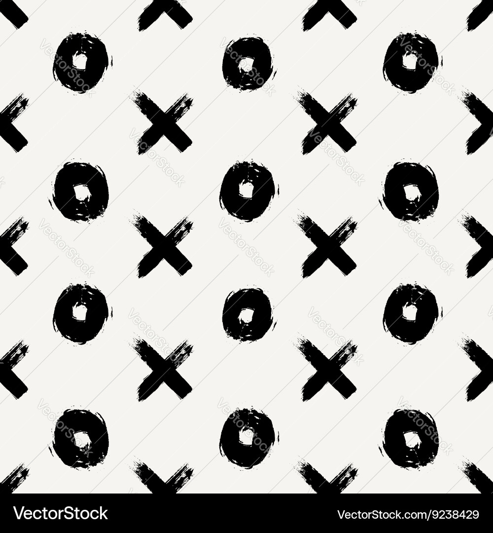 Dry Brush Abstract Pattern Vector Image