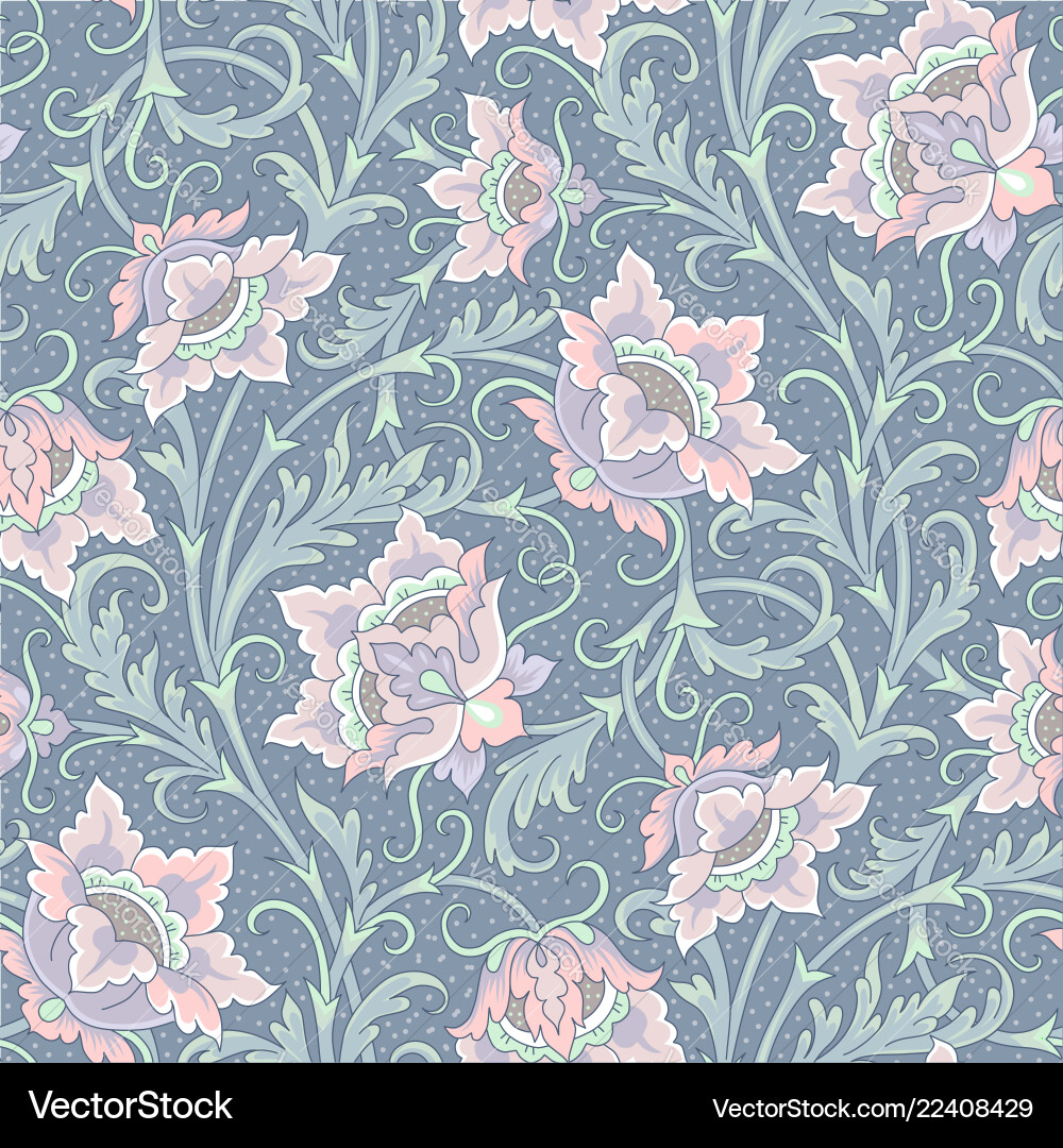 Floral seamless pattern Floral seamless pattern vector image