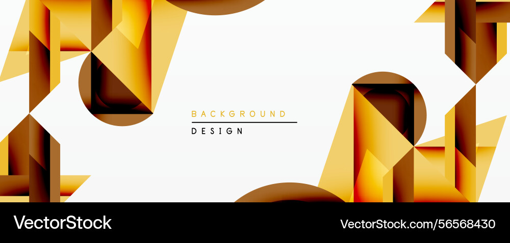 Abstract geometric design features overlapping Abstract geometric design features overlapping vector image