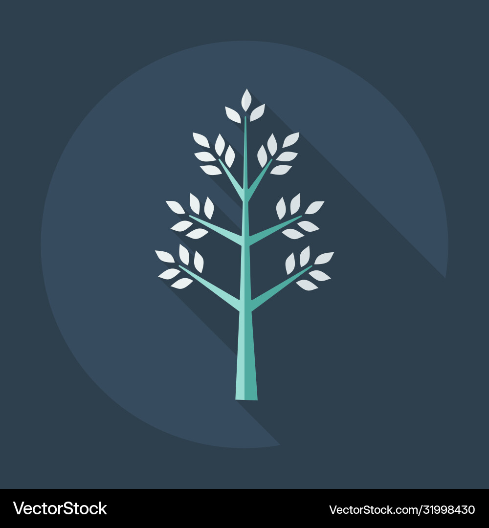 Flat modern design with shadow icons tree Flat modern design with shadow icons tree Vector Image