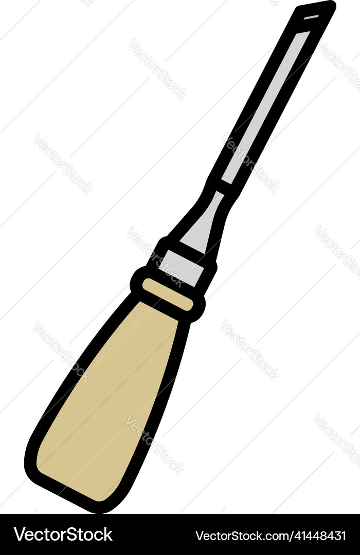 Chisel icon Chisel icon vector image