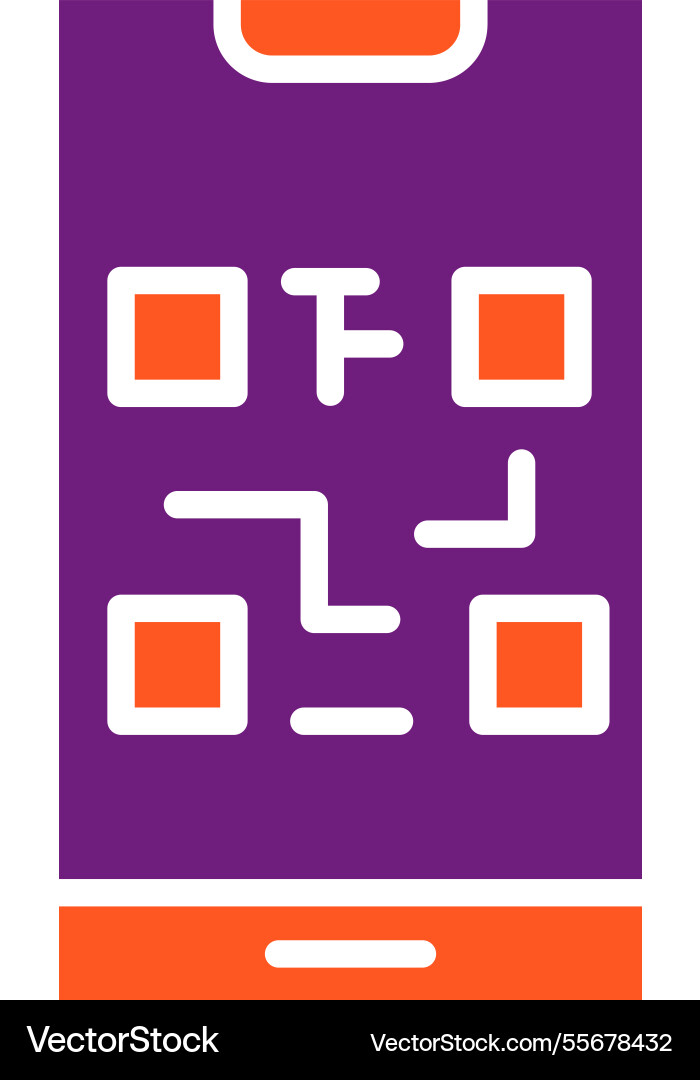 Qr code icon design Vector Image
