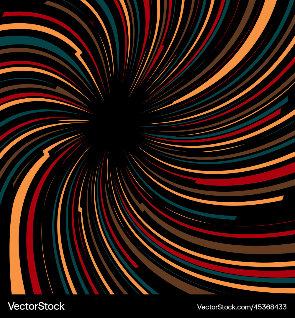Abstract explosion twist background Abstract explosion twist background vector image