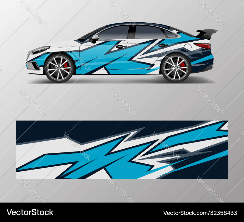 Abstract Racing Speed Wrap vector image