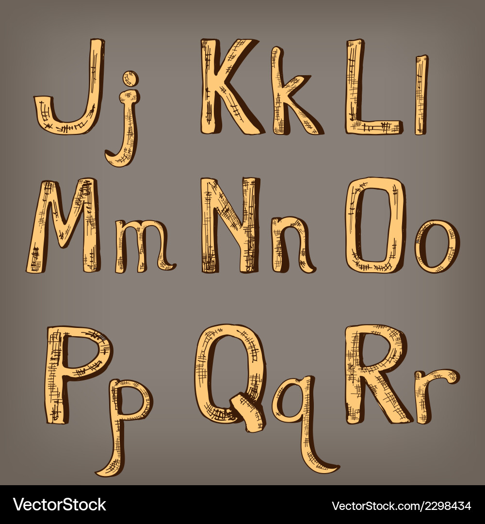Alphabet Royalty Free Vector Image - VectorStock