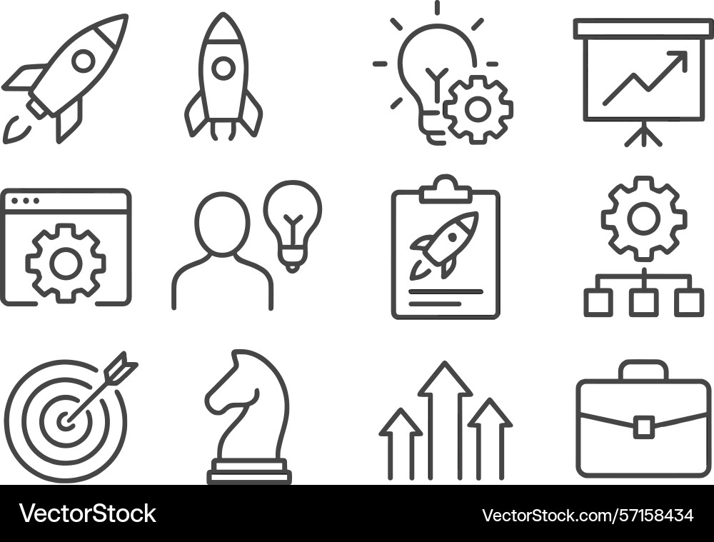 Conceptual showcasing business Vector Image