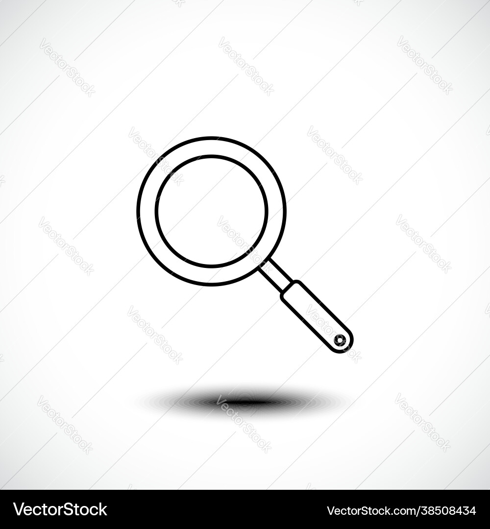 Frying pan line icon Royalty Free Vector Image